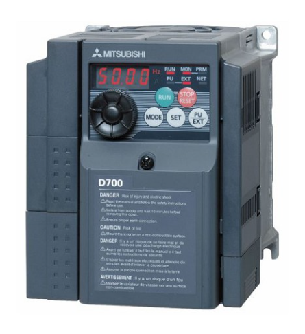 PLC FR-D700 Series Inverter 1.5kw Mitsubishi FR-D740-1.5K-CHT 8A IP20 Protection Rating