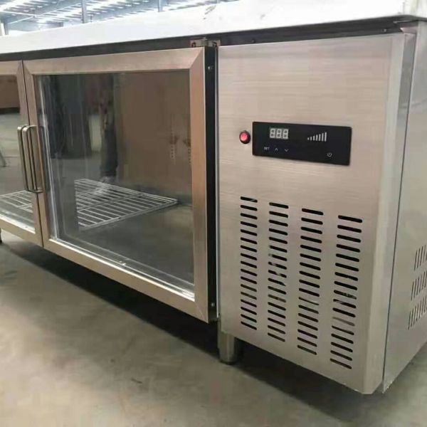 Stainless Steel Commercial Refrigeration Workbench for Hotel Kitchen
