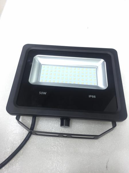 Die-casing aluminum 50W PIR LED Flood Light with detection range 120 degree