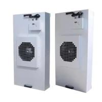 Class 100-1000 Purification Fan Filter Unit In Powder Coated Steel And Silver For Top- Efficiency