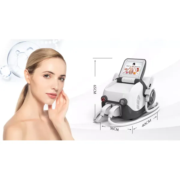 Портативная машина подмолаживания кожи удаления волос E-света IPL SHR