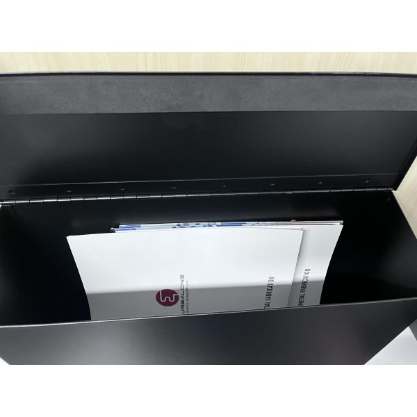 Противоржавеющая современный дизайн бордюровой почтовый ящик с магнитными дверями из нержавеющей стали