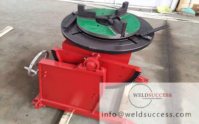 Positioners giratórios coloridos da soldadura 300kg, tabela da volta da soldadura com o mandril de 3 maxilas