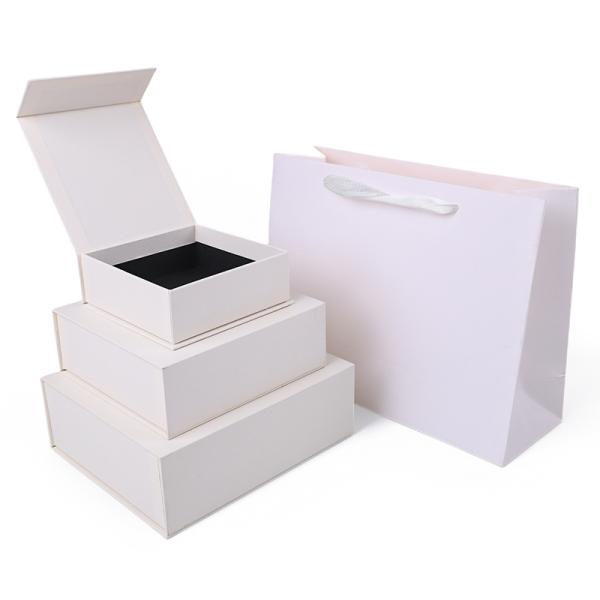 Wholesale manufacturing high quality Magnetic Gift Box Packaging Custom logo luxury Eco Friendly Cardboard Paper White Magnetic Jewelry Box