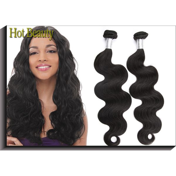 Peruvian Virgin Human Hair Extensions Body Wave 10