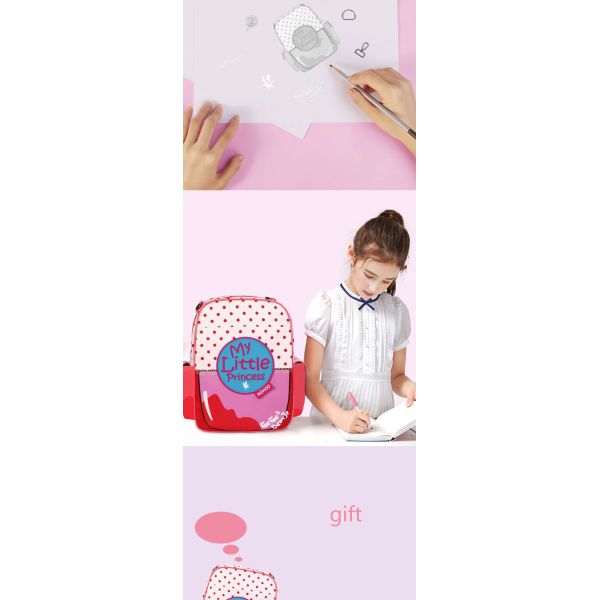 Nohoo 2019 new arrival waterproof lightweight PU 3D cartoon children school bags for girls