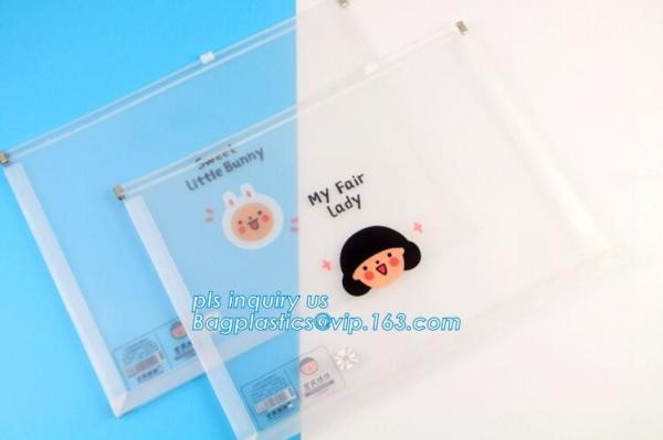 slider zipper bag pencil bags for stationery and office, Office and school filling products Stationery set Pencil case P