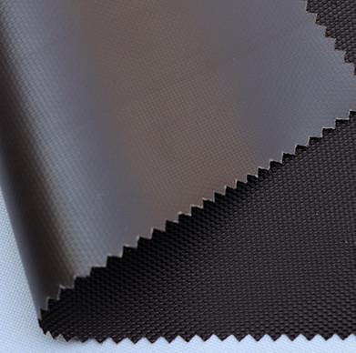 Black Oxford Fabric Waterproof , 600 Denier Polyester Fabric  Easy To Wash