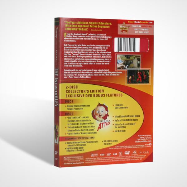 wholesale The Incredibles disney dvd movies kids movies Children movie accept paypal