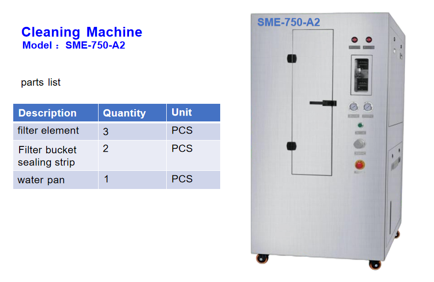 SMT Stainless steel template cleaning machine SME-750-A2 750mm*750mm*40mm*2pcs