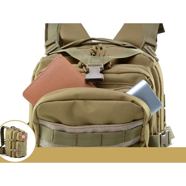 Хаки рюкзак Оксфорда TAN тактический сгущает располагаться лагерем 40L