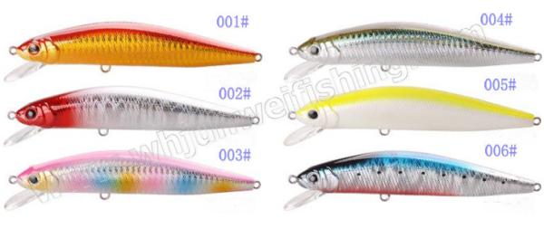 Hard plastic lure 12.5cm 40g  long cast  sinking Minnow  Bass fishing lure