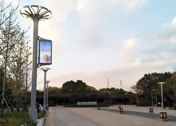 1921 Lamp Street Light Pole LED Display 320x160mm WIFI Control