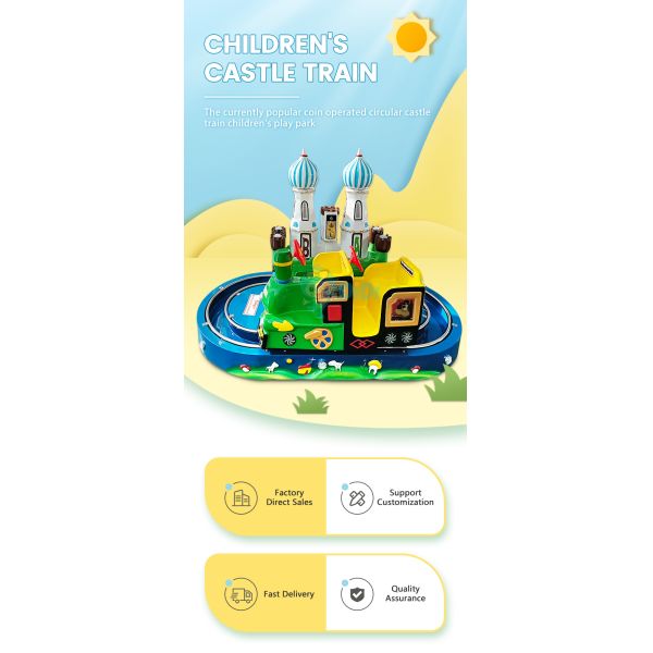 1Player Kids Ride on Toy Train Game Machine for Indoor Playgrounds