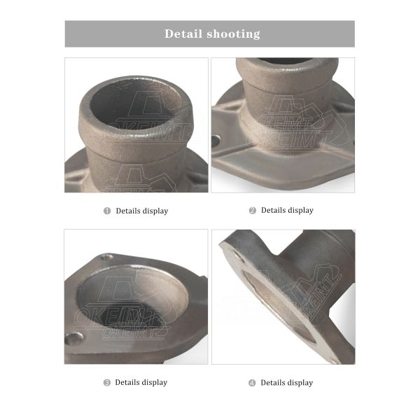 Engine Thermostat Housing Cover Water Outlet Pipe 6D105