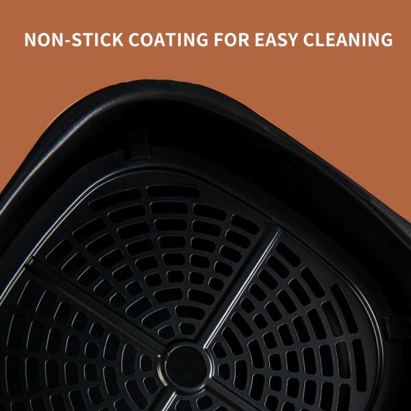 NO App-Controlled Electric Air Fryer with Touch Screen and Stainless Steel Construction