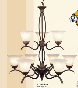 chandelier pendant lamp P2539-3+6