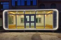 Sliding Foldable Apple Cabin 20㎡ Capsule House 5.4 Tons