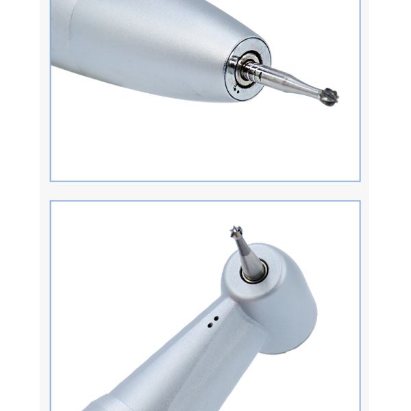 Portable Silver Dental Straight Handpiece , Multipurpose Contra Angle Hand Piece