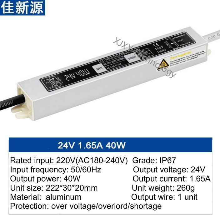 24V 40W Водонепроницаемая светодиодная лента для светодиодных фонарей