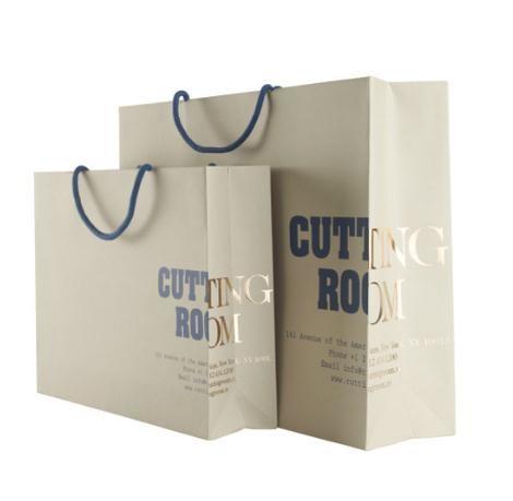 Eco Friendily Personalized Paper Gift Bags For Shopping / Advertising Use
