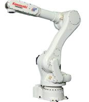 RD080N Kawasaki Uso do braço robótico para paletização de bens de consumo, indústria de logística