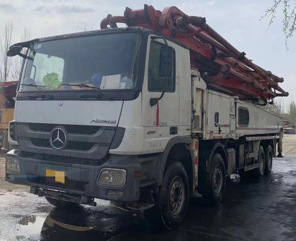 1400mm Feeding Height Used Putzmeister Concrete Truck Pump 56m for Batching Plant Mixer
