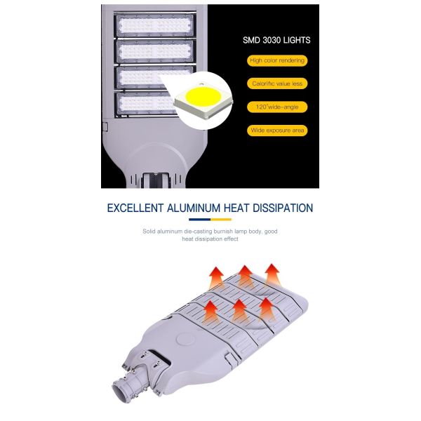 Наивысшая мощность уличный свет СИД 300 ватт на срок службы сада дороги Стормпрооф длинный