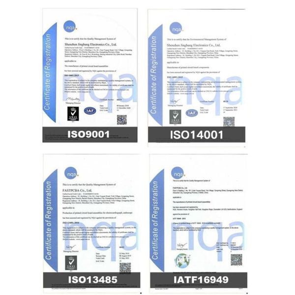 Одиночное, который встали на сторону собрание платы с печатным монтажом PCB FR4 галоида свободное