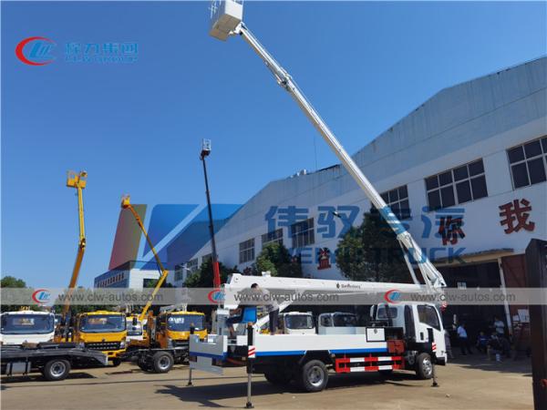 Caminhão da plataforma de trabalho aéreo de Isuzu LHD 18m 20m 22m