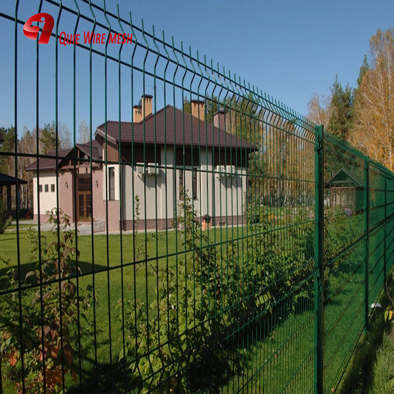 PVC Coated 3D Bending Wire Meshf Fence 50X200mm Curved 50X100 Galvanized Steel Welded Wire Mesh Fence