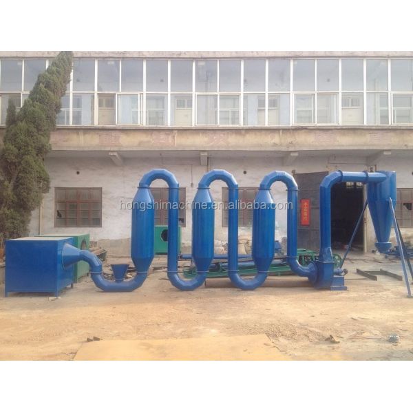Wood Sawdust Rice Husk Coconut Sheller , 0.8m Gas Flow Drying Machine