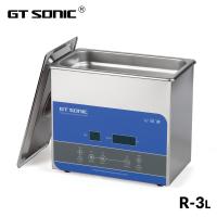 Líquido de limpeza ultrassônico da GT SONIC 3L Digitas com o temporizador/calefator mecânicos do controle