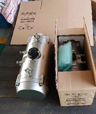 stainless steel 304 316 material pneumatic rotary actuator for valves