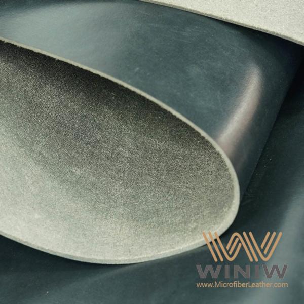 3mm Thick PU Synthetic Leather Fabric Cloth Tear Resistant For Belts Making