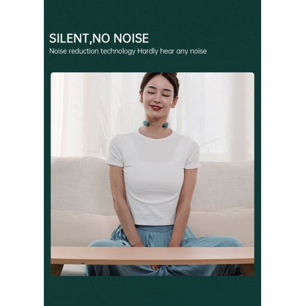 Мини беспроводные ДЕСЯТКИ Massager шеи пульсируют горячее кровообращение обжатия 500mAh