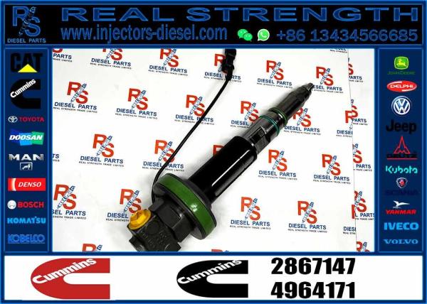 Practical Hot Sale Cummins injector 4964170 4955524 4955527 2867147 for Cummins K19 Qsk19 fuel Injectors