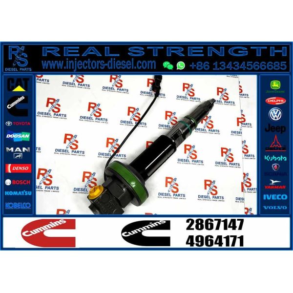 Practical Hot Sale Cummins injector 4964170 4955524 4955527 2867147 for Cummins K19 Qsk19 fuel Injectors