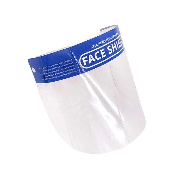 330 * 220mm Medical Protective Face Shield Vented Foam Anti Glare FDA Listed