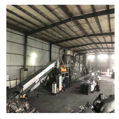 UT-500 Plano de reciclagem totalmente automático de resíduos de chumbo, ácido e automóveis Equipamento de processamento de reciclagem de baterias de lítio