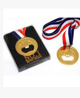 New creative gift product gold medal beer bottle opener