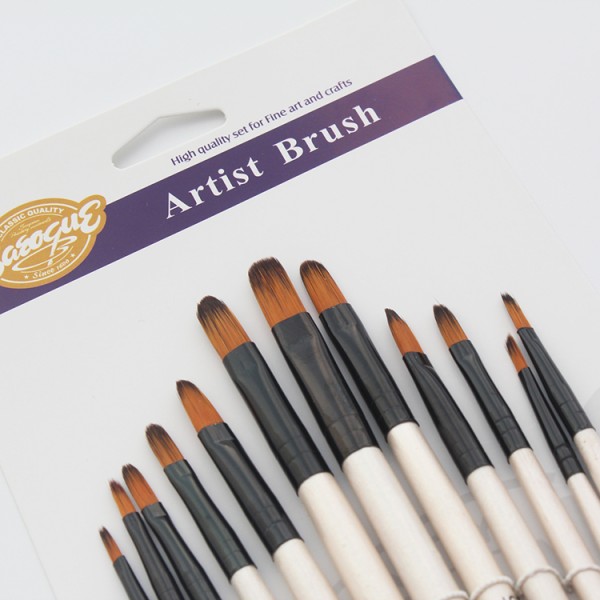 Personalized High Quality Professional Artist Small Wood Free Style Set Painting Brushes