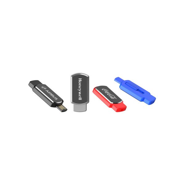 1GB - 512GB Crystal USB Stick High Speed Data Transfer With LED Light
