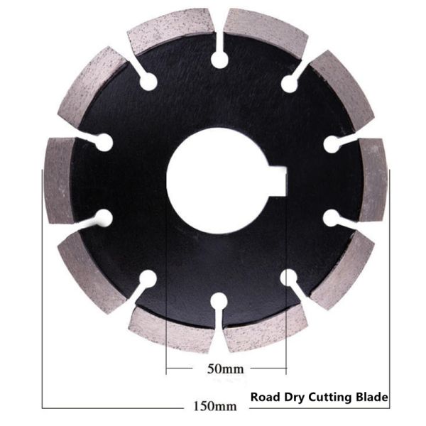 150mm Dry Cut Diamond Blade , Welding Road Cutting Blade