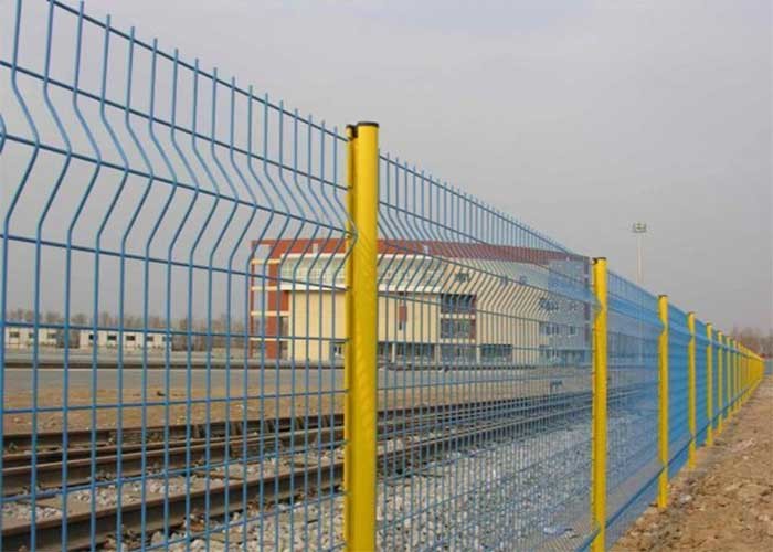 PVC ISO14001 сварил ограждать безопасности сетки проволочной изгороди H1830mm v