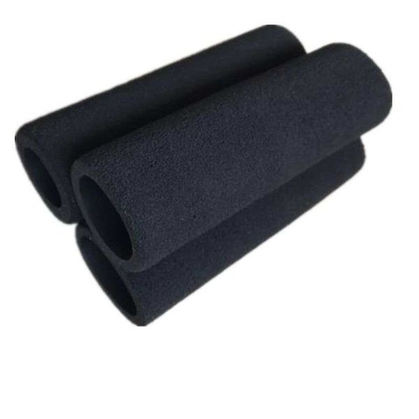 Accesorios de buceo ligero a prueba de corrosión, tubo de snorkel flotante NBR negro para accesorios de apnea