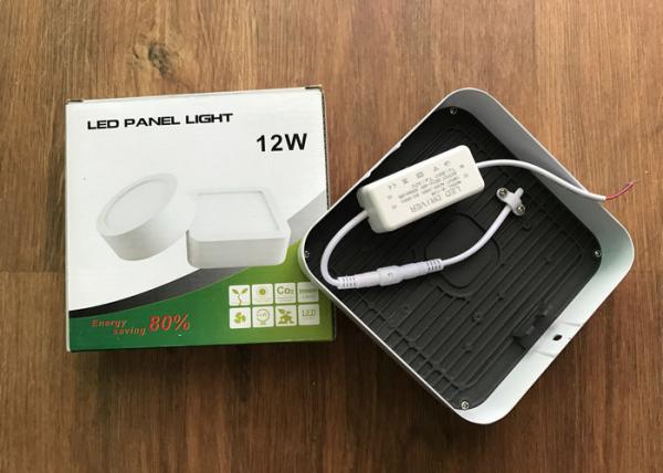 Surface Mounted Led Slim Panel Light Square Shape 100lm / W Pmma 6w 12w 18w 24w