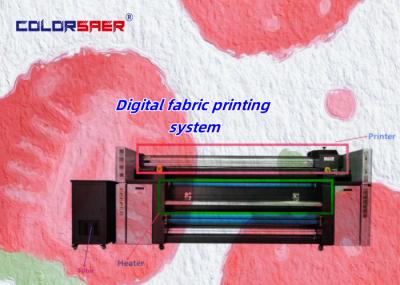 High Resolution Digital Fabric /Textile Printing Machine Sublimation Printer With 4 pcs i3200 A1 print head