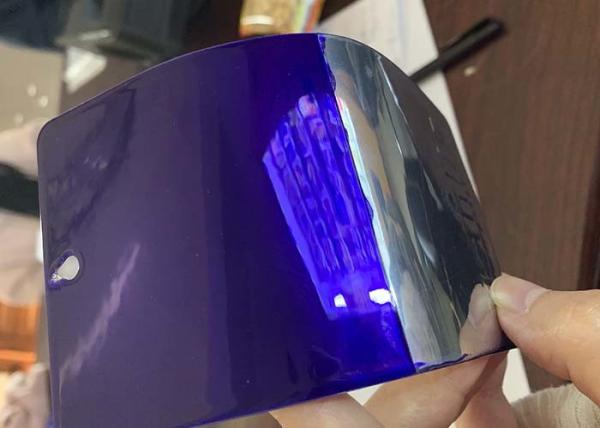 Revestimento dobro acrílico transparente de Chrome do revestimento UV do pó dos doces da durabilidade da resistência