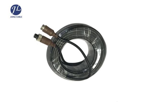 IP65 5 Pin Female To Male Aviation Cable PVC Insolation For Car Rearview Camera